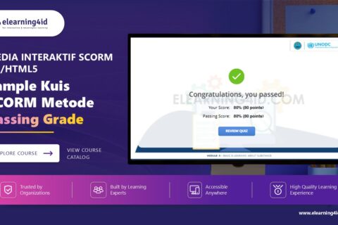 Sample Kuis SCORM Metode Passing Grade